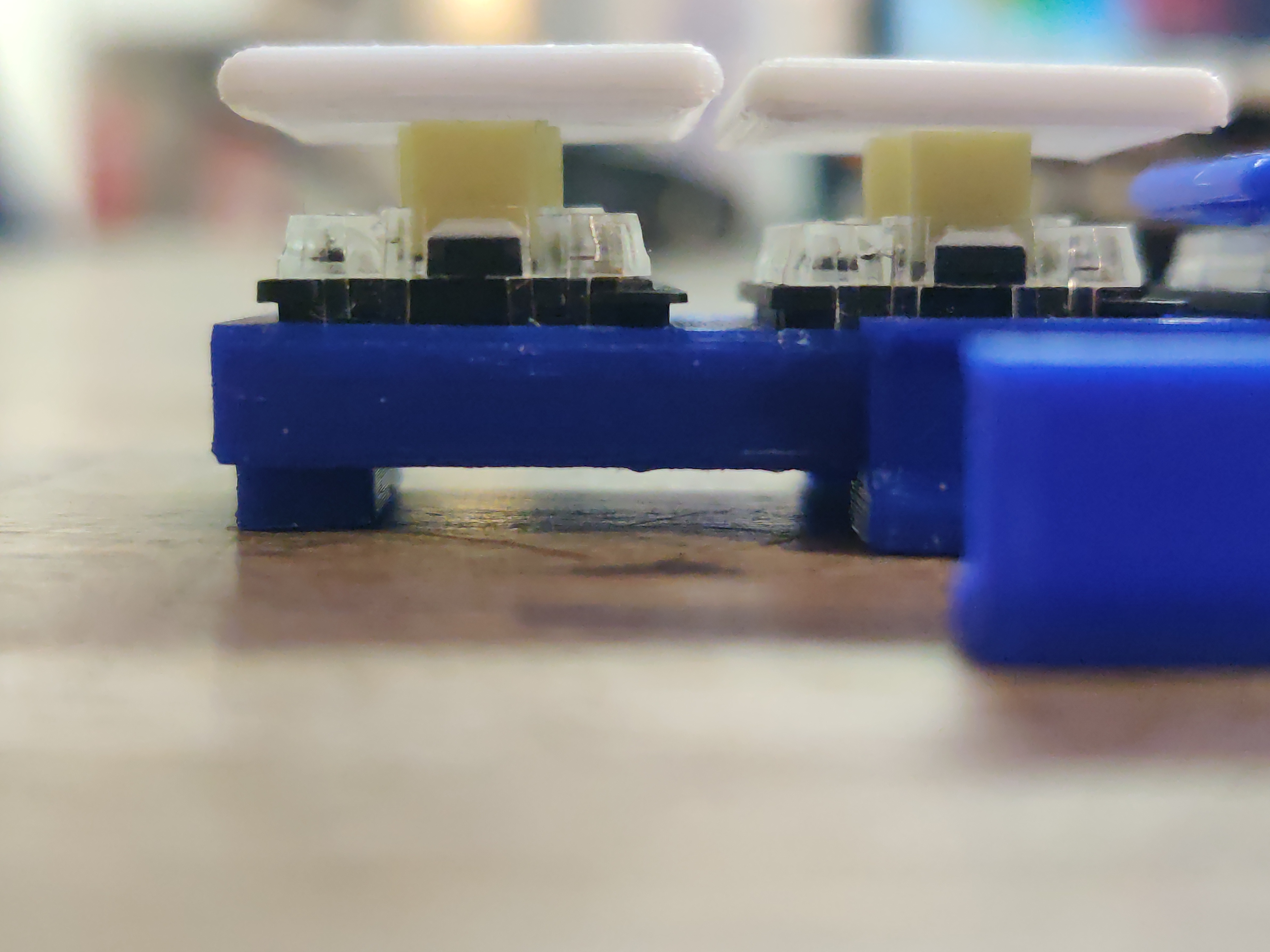 Column module slider foot